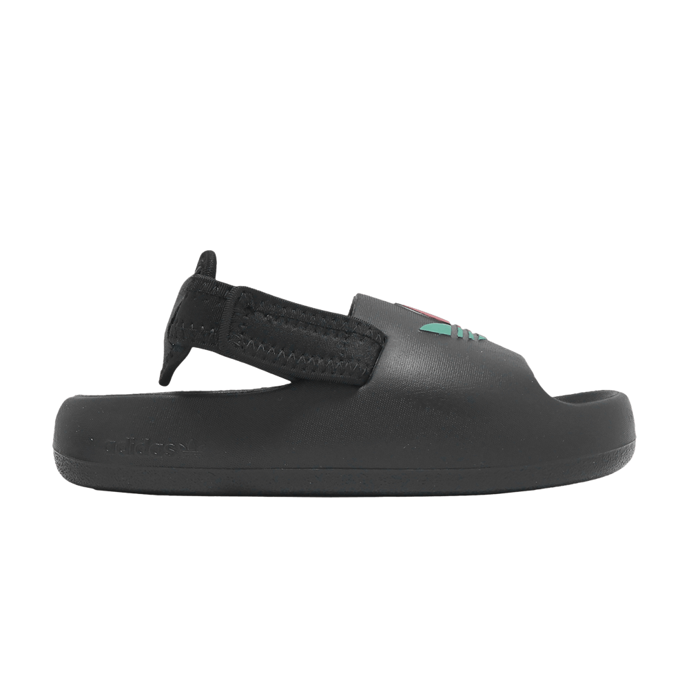 Adidas adiFOM Adilette Slide C Black Scarlet Green