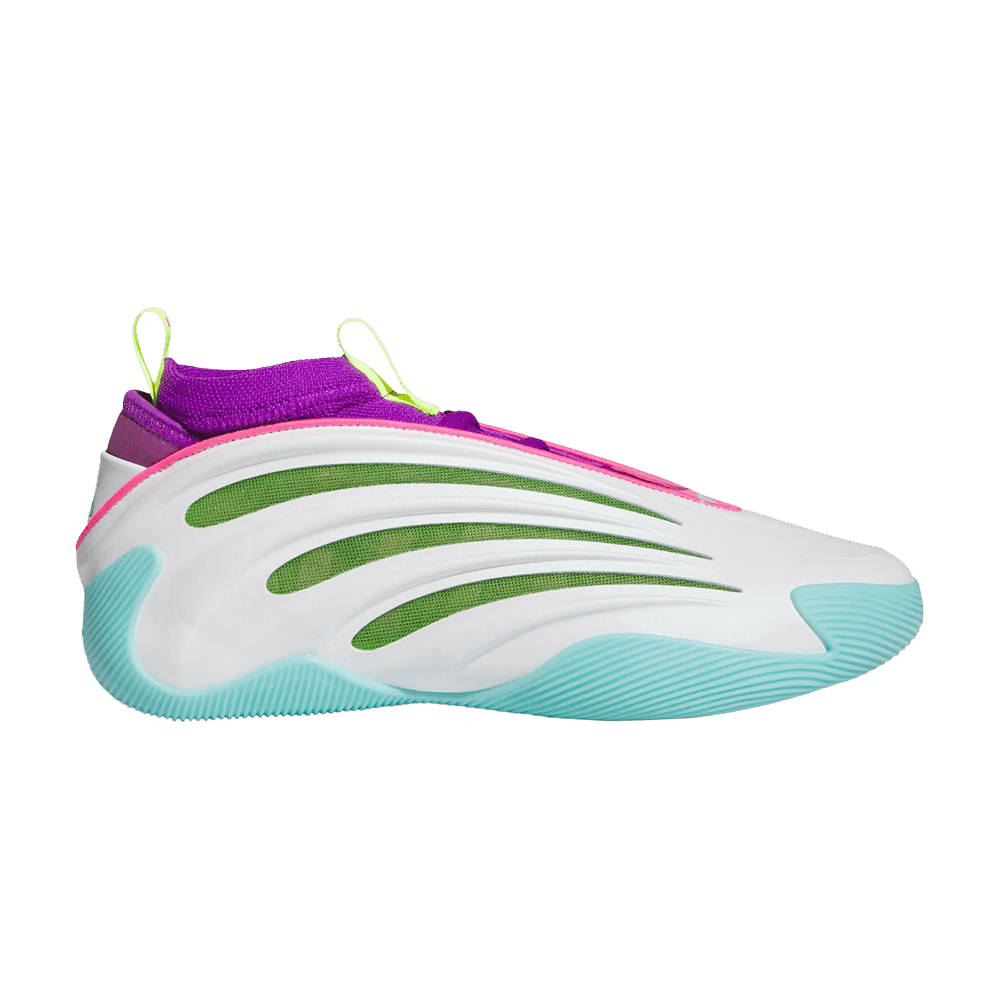 Adidas Harden x Jalen Williams Vol. 9 White Lucid Lime Pink