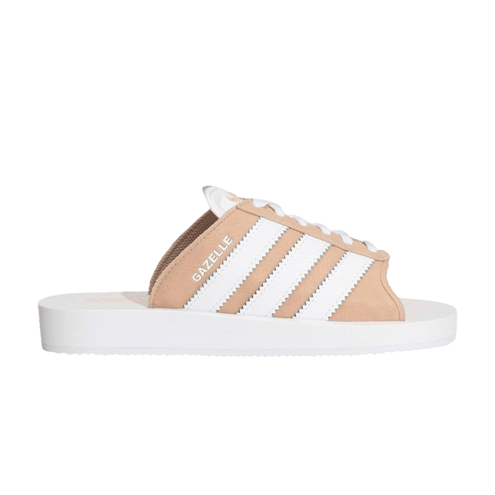 Adidas Gazelle Beach Slides Magic Beige