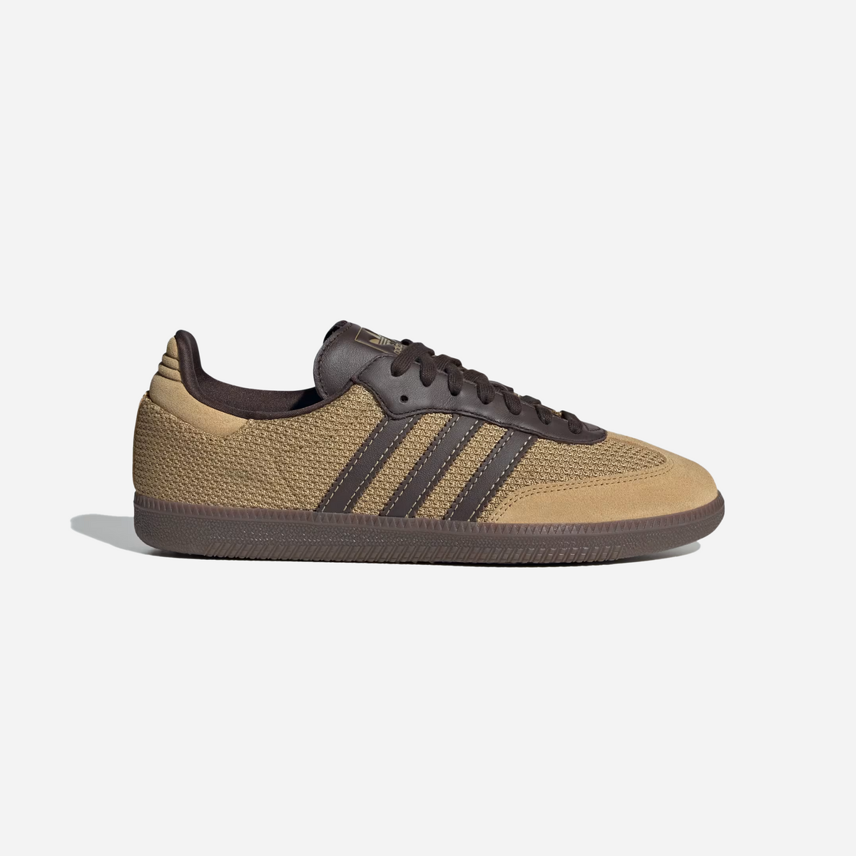 Adidas Samba OG Golden Beige Dark Brown Gum