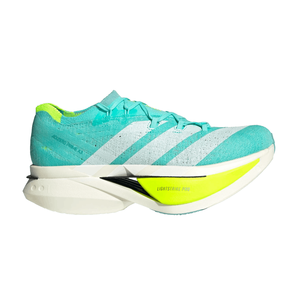 adidas Adizero Prime x 3.0 Strung Flash Aqua Lucid Lemon