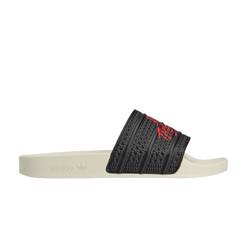 100 Thieves x adidas Adilette Slide Black Red