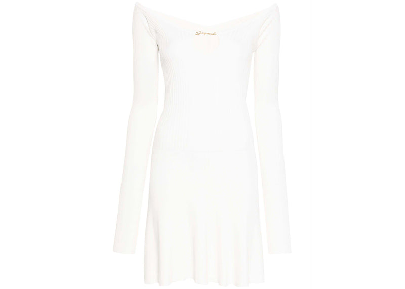 Jacquemus La Mini Robe Pralu Dress Off White