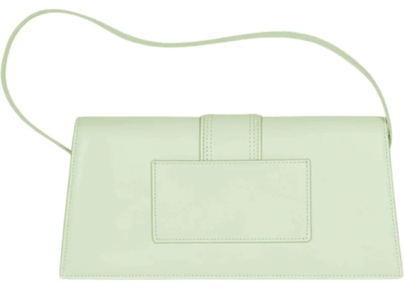 Jacquemus Le Bambino Long Flap Shoulder Bag Light Green