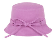 Jacquemus Le Bob Gadjo Bow Knotted Bucket Hat Lilac