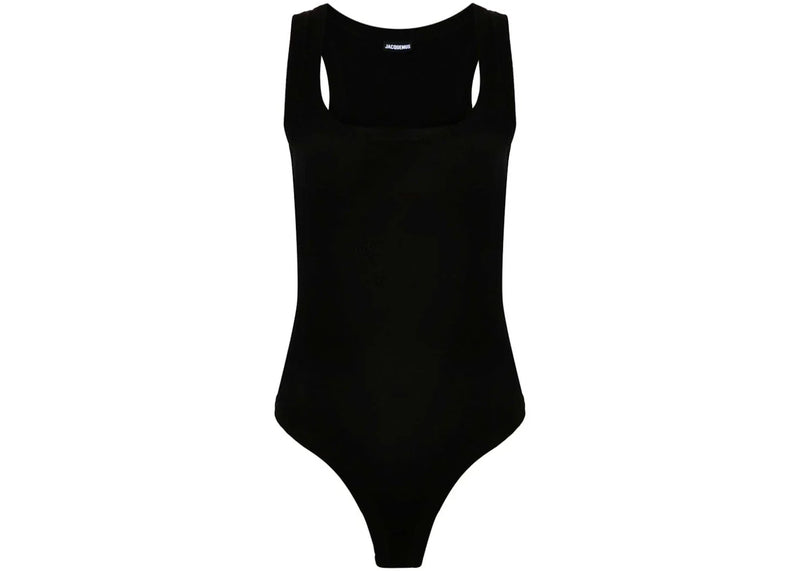 Jacquemus Le Body Gros Grain Bodysuit Black