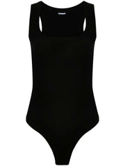Jacquemus Le Body Gros Grain Bodysuit Black