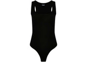 Jacquemus Le Body Gros Grain Bodysuit Black