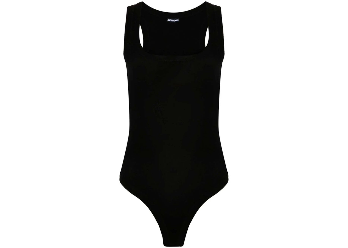Jacquemus Le Body Gros Grain Bodysuit Black