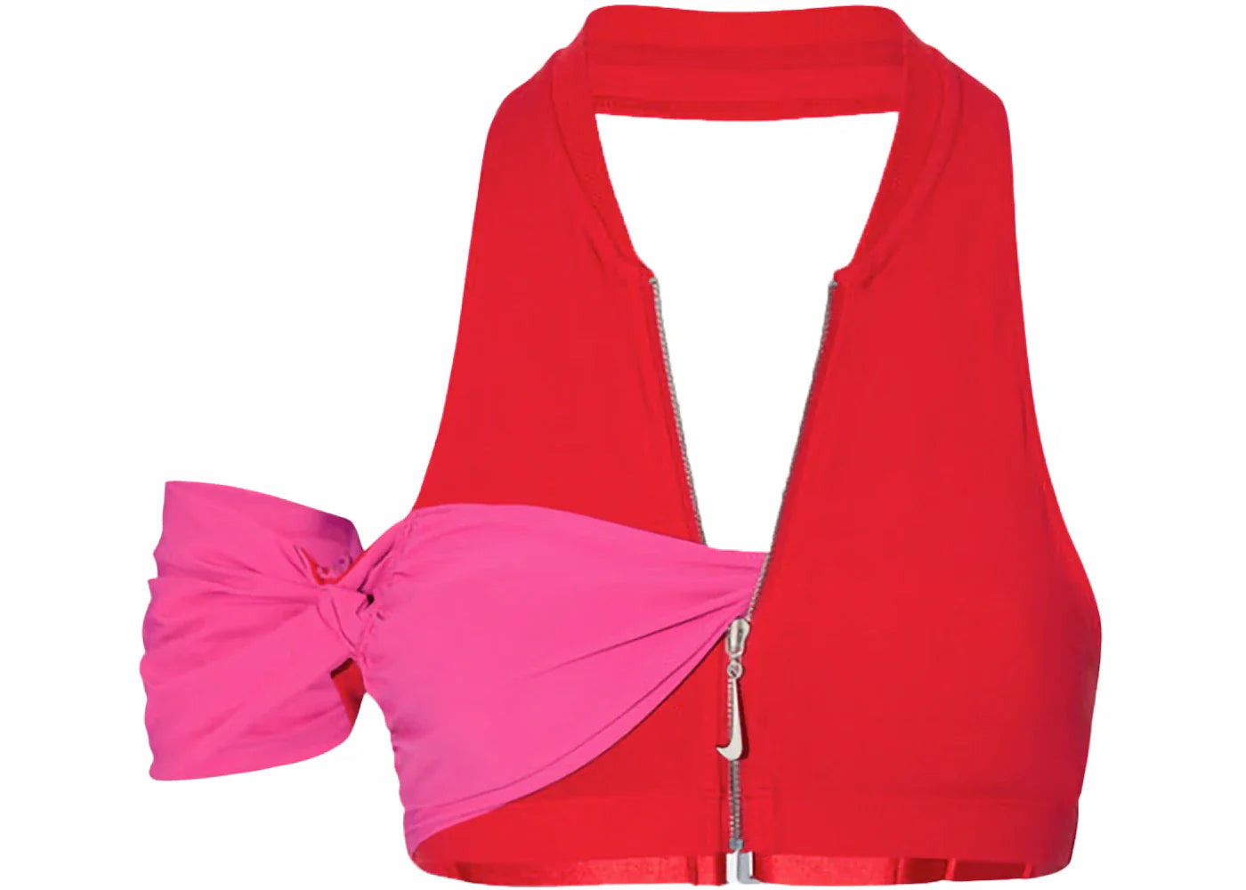 Jacquemus x Nike Le Haut Drape Top Dark Pink