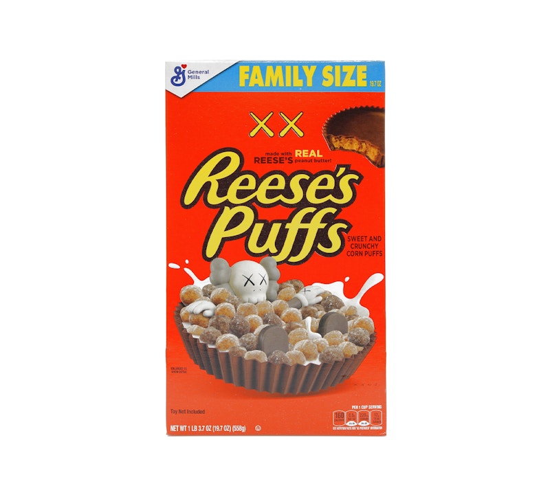 KAWS x Reese's Puffs Cereal Family Size (Not Fit For Human Consumption)