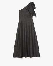 Flourish Swirl One-shoulder Dress
