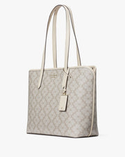 KateSpade Signature Spade Flower Large Tote Dark Mushroom Cap Multi
