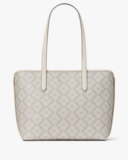 KateSpade Signature Spade Flower Large Tote Dark Mushroom Cap Multi