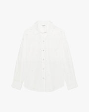 Embellished Poplin Shirt