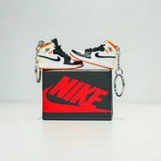 3D Sneaker Keychain With Box - AJ1 Electro Orange