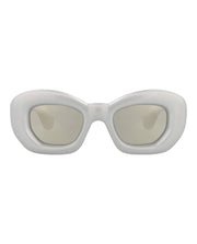 LOEWE Cat Eye Sunglasses Grey Grey Silver (LW40117I-47-20C)