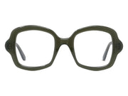LOEWE Square Eyeglasses Olive Green (LW50066I 096)