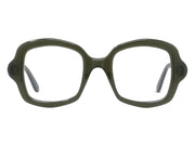 LOEWE Square Eyeglasses Olive Green (LW50066I 096)