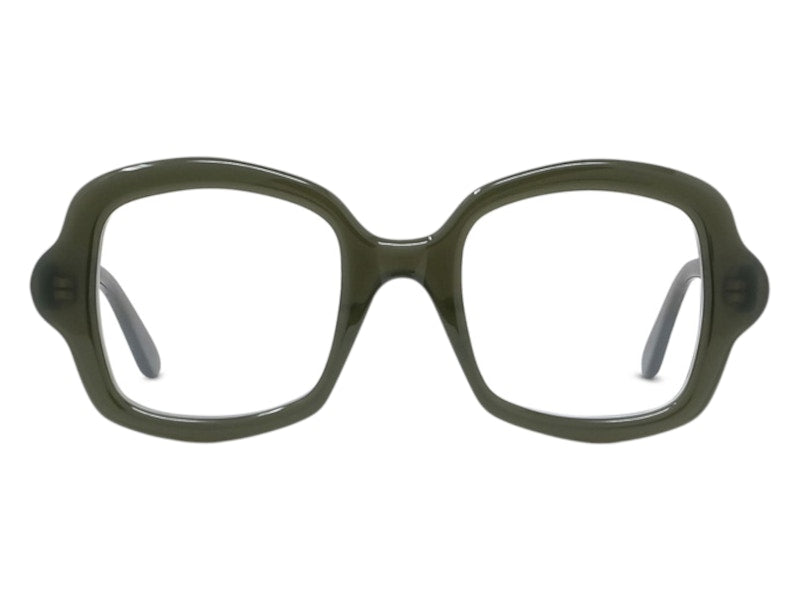 LOEWE Square Eyeglasses Olive Green (LW50066I 096)