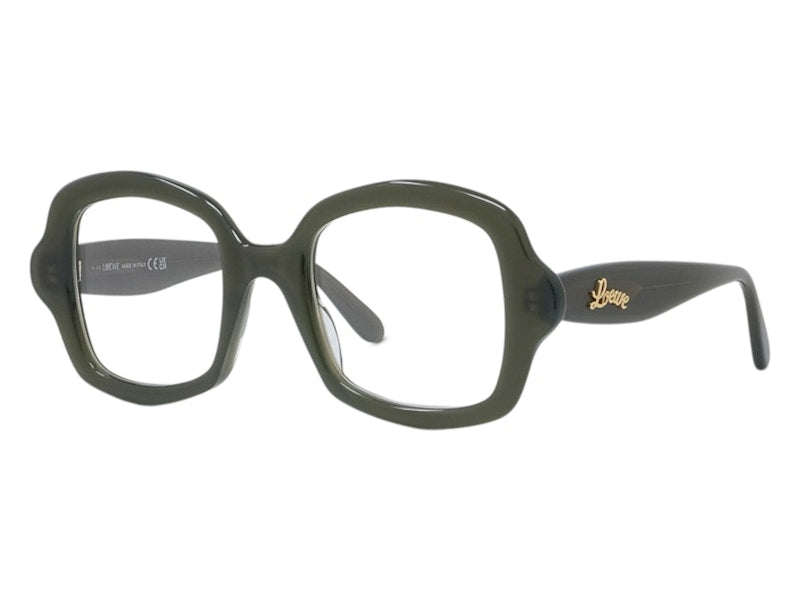 LOEWE Square Eyeglasses Olive Green (LW50066I 096)