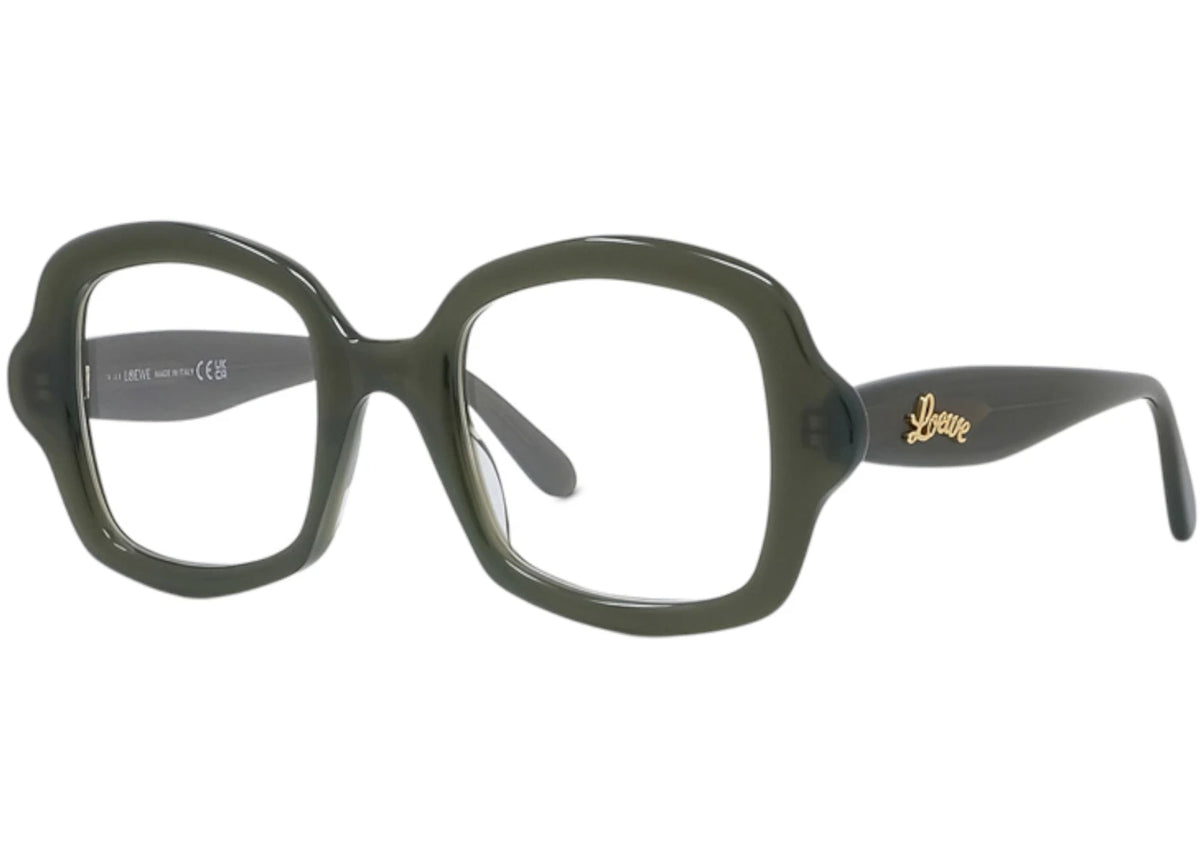 LOEWE Square Eyeglasses Olive Green (LW50066I 096)