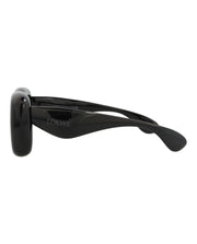 LOEWE Square-Frame Injection Sunglasses Black Black Smoke (LW40098I-41-01A)