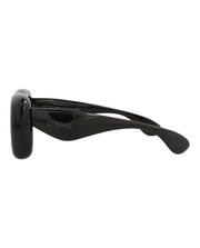 LOEWE Square-Frame Injection Sunglasses Black Black Smoke (LW40098I-41-01A)