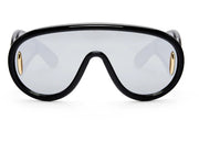 LOEWE Wave Mask Sunglasses (INTL. FIT) Black