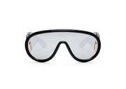 LOEWE Wave Mask Sunglasses (INTL. FIT) Black