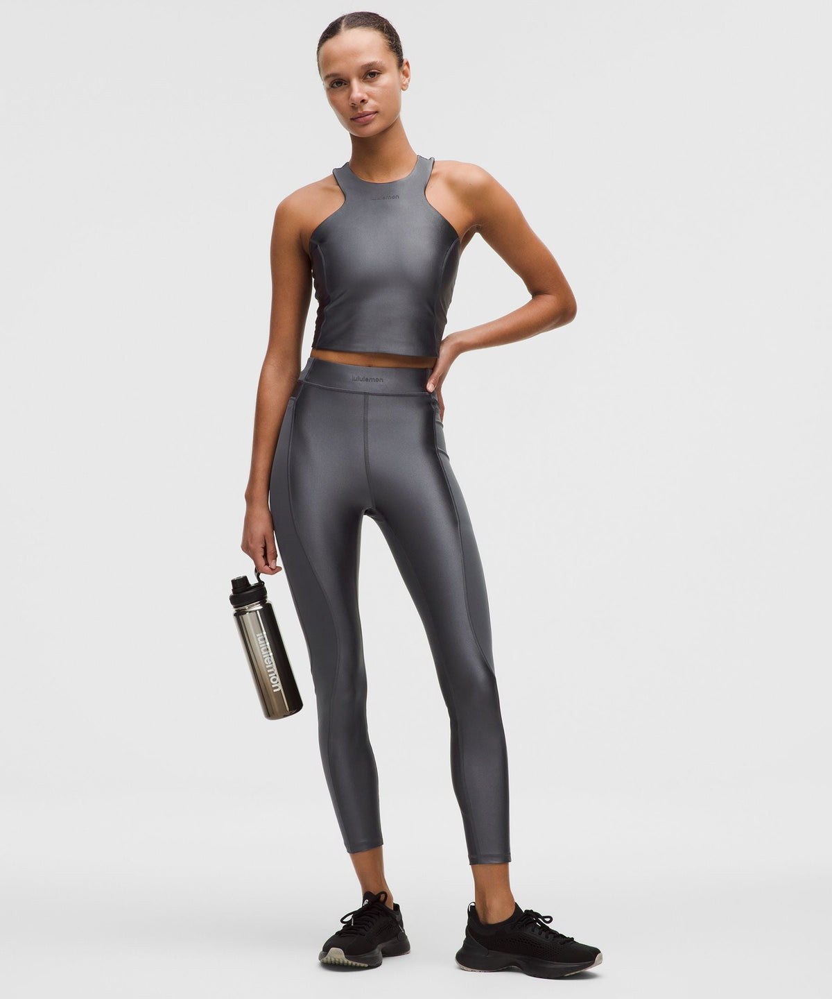 Lululemon Women's Satin Shine Panelled High-Rise Tight 25" *Wordmark