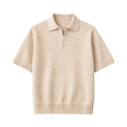 Legacy Classic Zip Polo - Oat
