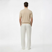 Legacy Classic Zip Polo - Oat