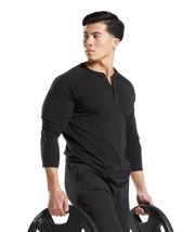 Gymshark Legacy Henley Black