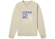 LOEWE Anagram Sweatshirt Stone Grey/Navy/White