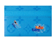 Louis Vuitton Pool Double Card Case Blue Lagoon