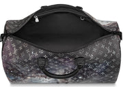 Louis Vuitton Keepall Bandouliere Monogram Galaxy 50 Black Multicolor