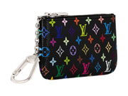 Louis Vuitton x Takashi Murakami Key Pouch Black Multicolored