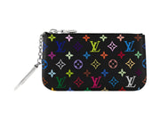 Louis Vuitton x Takashi Murakami Key Pouch Black Multicolored