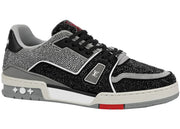 Louis Vuitton Lv Trainer Black Grey Crystal