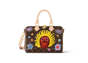 Louis Vuitton Lv x Yk Speedy Bandouliere 25 Face Print And Embroidery