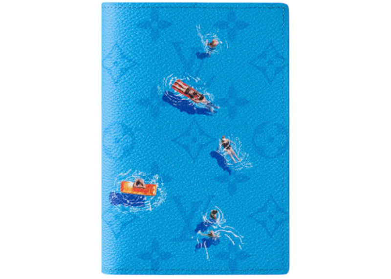 Louis Vuitton Pool Passport Cover Blue Lagoon