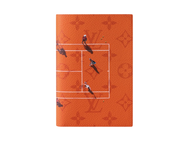 Louis Vuitton Tennis Passport Cover Brick Red