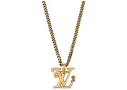 Louis Vuitton x Nigo Squared Necklace Gold