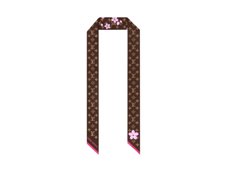 Louis Vuitton x Takashi Murakami Monogram Cherry Blossom Bandeau BB Sakura Brown