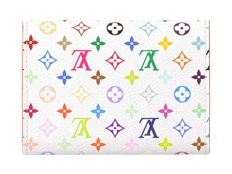 Louis Vuitton x Takashi Murakami Rosalie Coin Purse White Multicolored