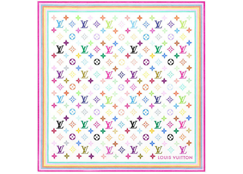 Louis Vuitton x Takashi Murakami Square 55 White Multicolored