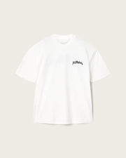 ALL SAINTS Descent Oversized Graphic Ashen White T-Shirt