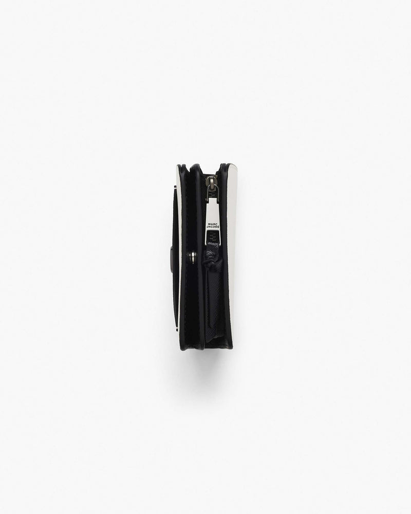 Marc Jacobs Marc Jacobs The Utility Snapshot Mini Compact Wallet Black/White Black/white