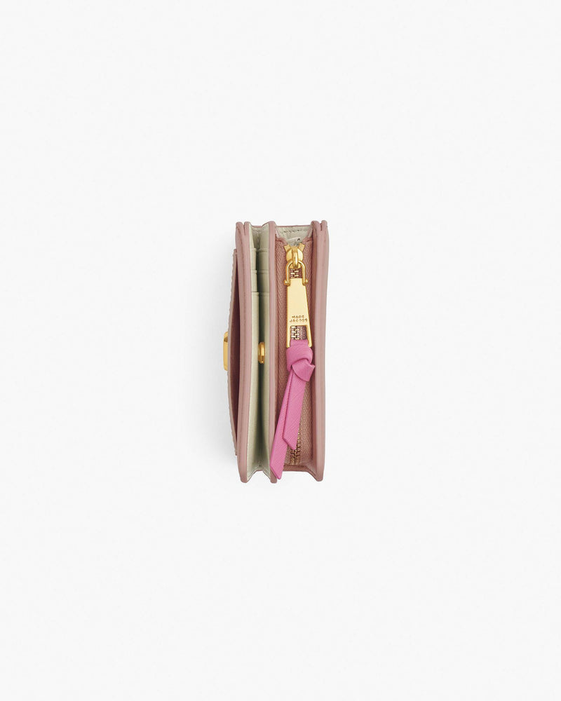 Marc Jacobs Marc Jacobs The Utility Snapshot Mini Compact Wallet Rose Multi Rose Multi